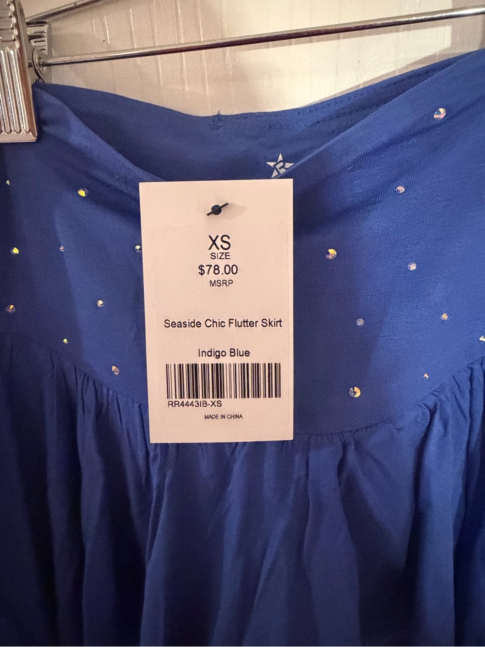 Blue Ombre 'Rebel' sports bra and skort - Picture 6 of 6